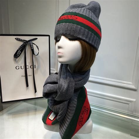 gucci beanie scarf|vintage gucci beanie.